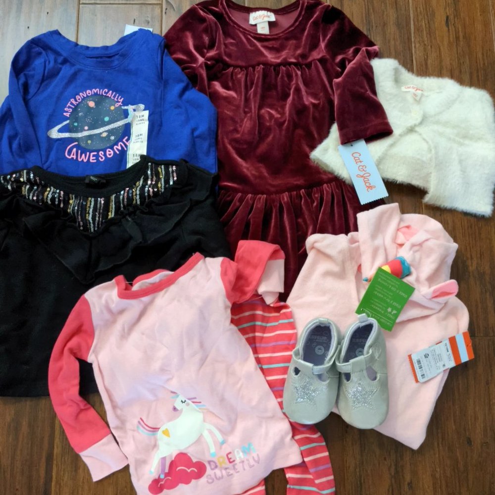 Baby Girl Bundle Cat & Jack 12/18 mo NEW